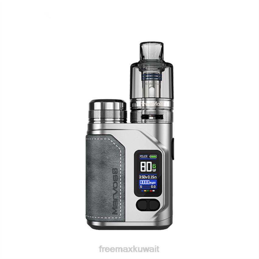 FreeMAX MARVOS طقم 80 واط الرمادي الفضي 806D38 - FreeMAX Vape Kuwait