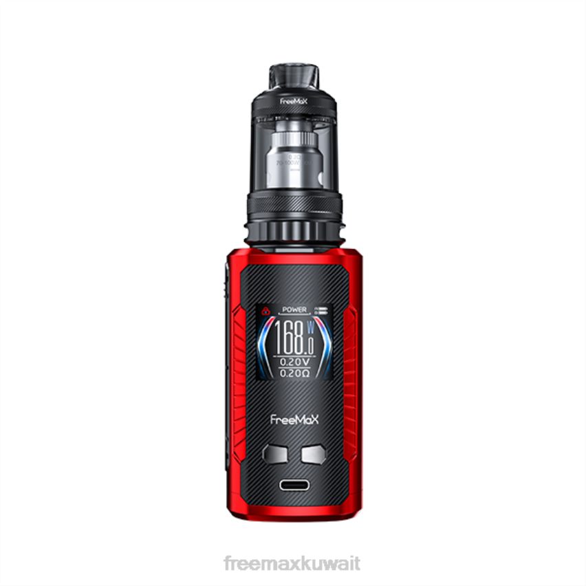 FreeMAX MAXUS مجموعة ماكس برو 168 واط 2 مل أحمر 806D129 - FreeMAX Kit
