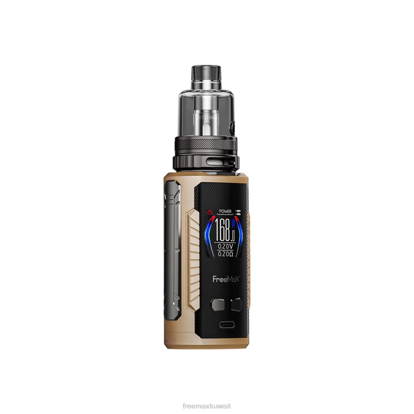 FreeMAX MAXUS طقم ماكس برو 168 واط ذهب 806D149 - FreeMAX Kit