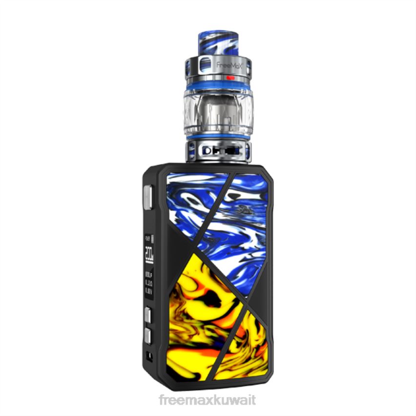 FreeMAX MAXUS طقم 200 واط ازرق اصفر 806D7 - FreeMAX Kuwait