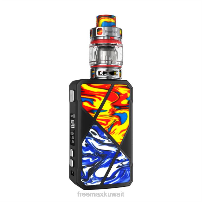 FreeMAX MAXUS طقم 200 واط أحمر أزرق 806D9 - FreeMAX Kit